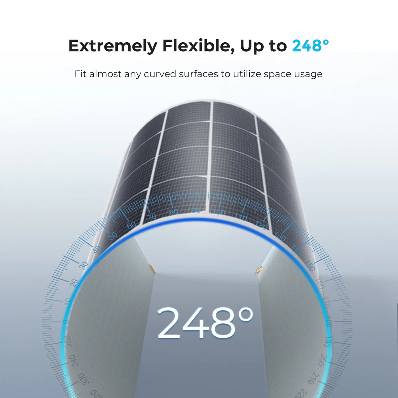 Flexible 50W 12V Monocrystalline Solar Panel