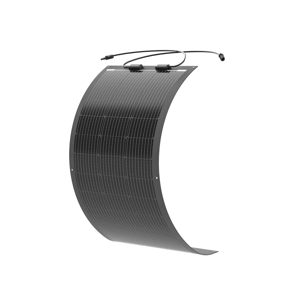 Flexible 100W 12V Black Division Lightweight Monocrystalline Solar Panel
